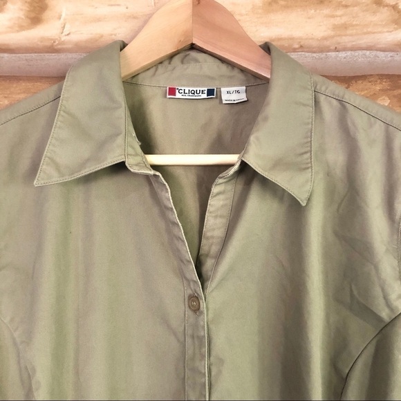 Clique by Cutter & Buck sporty athleisure blouse size XL - Picture 3 of 7